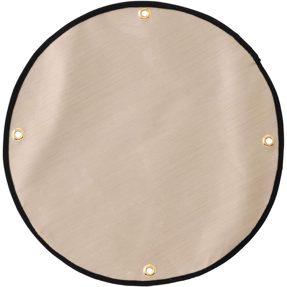 LOGOS Stove Table Fireproof/Insulating Sheet 81064037 Beige (Approx.) Diameter 46cm