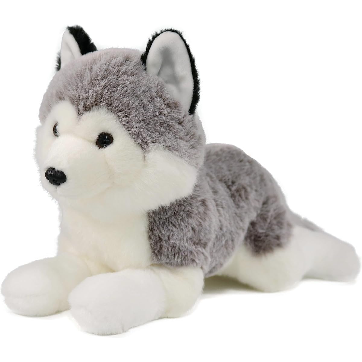 Ice King Bear 1,500 lb Lifelike Siberian Husky Weighted Plush Toy - Stuffed Animal - 13 Inch