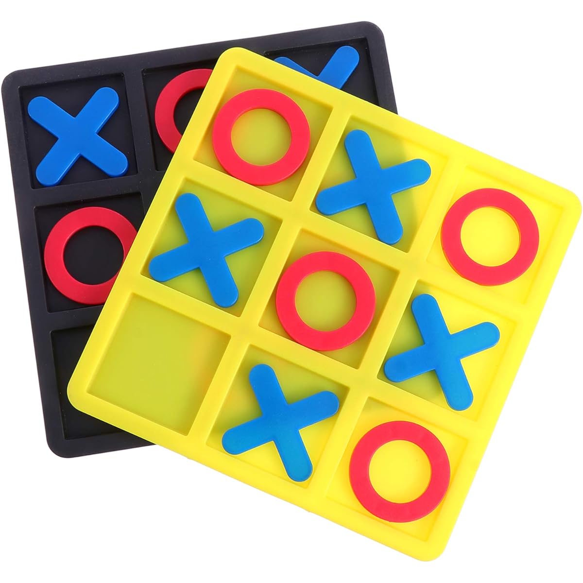 Toddmomy 2 Boxes Tic Tac Toe Game Board Game Strategy Board Game Family Game Night Classic Board Game Tactile Puzzle