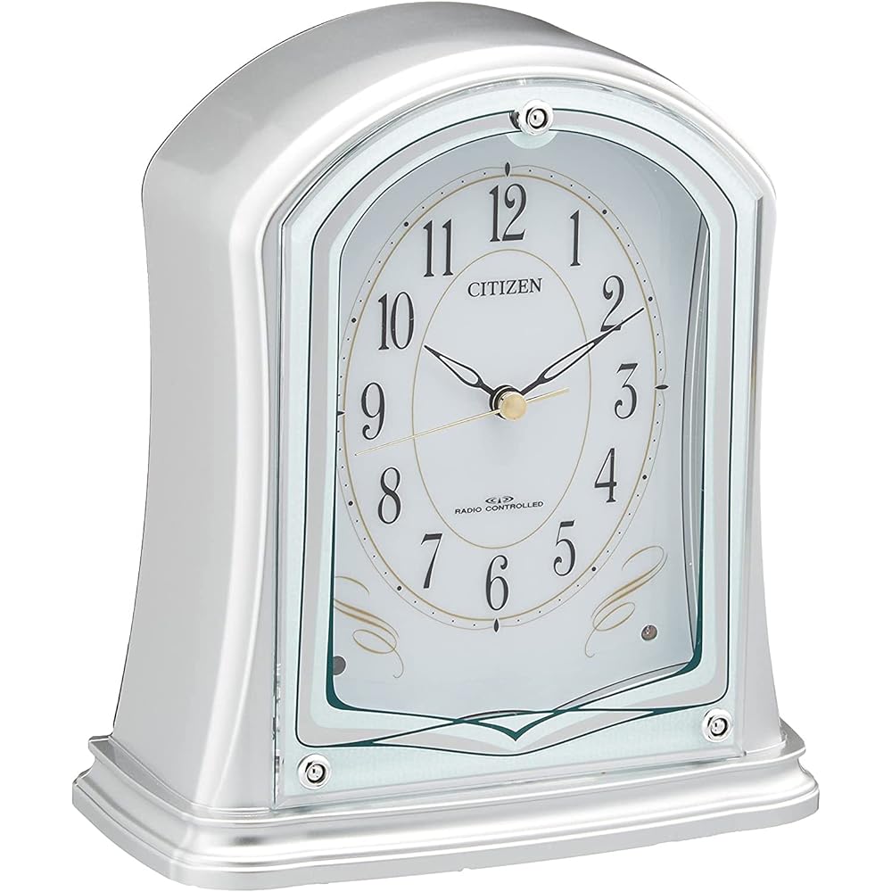 RHYTHM Citizen Table Clock Radio Clock Analog Silver CITIZEN Pal Dream R694 4RY694-019