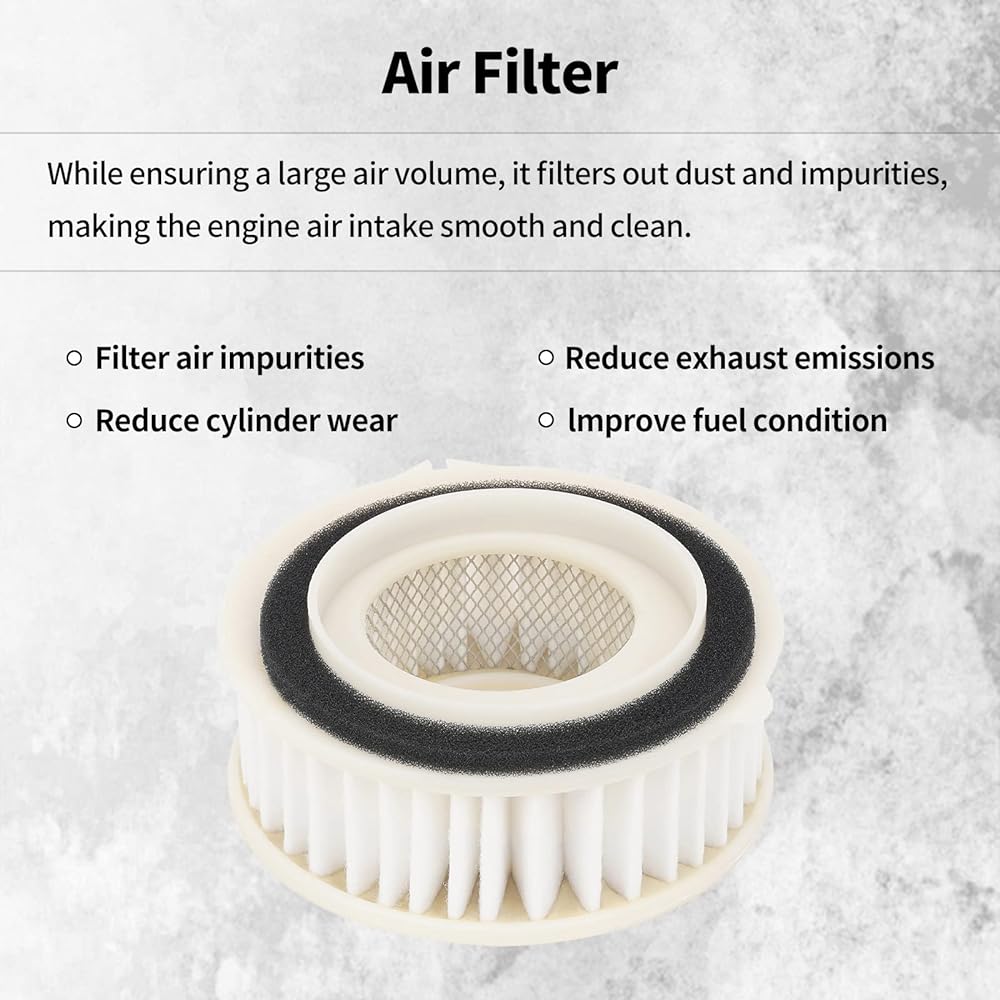 4TR-14451-00 Air Filter Cleaner Yamaha V-Star 650 XVS650 Custom Drag Star 650 XVS650A Vstar 650 XVS650A Classic XVS650AT Silverado 4TR1445100 HFA4607 Replacement