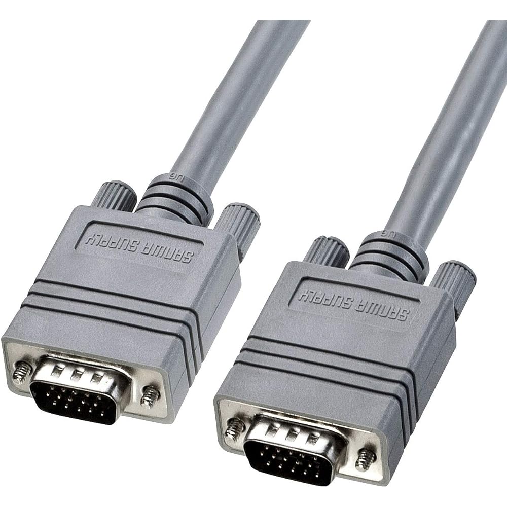 Sanwa Supply CRT composite coaxial cable 4m light gray KB-CHD154K2