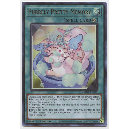 Purrely Pretty Memory AMDE-EN022 Ultra Rare 1st Edition
