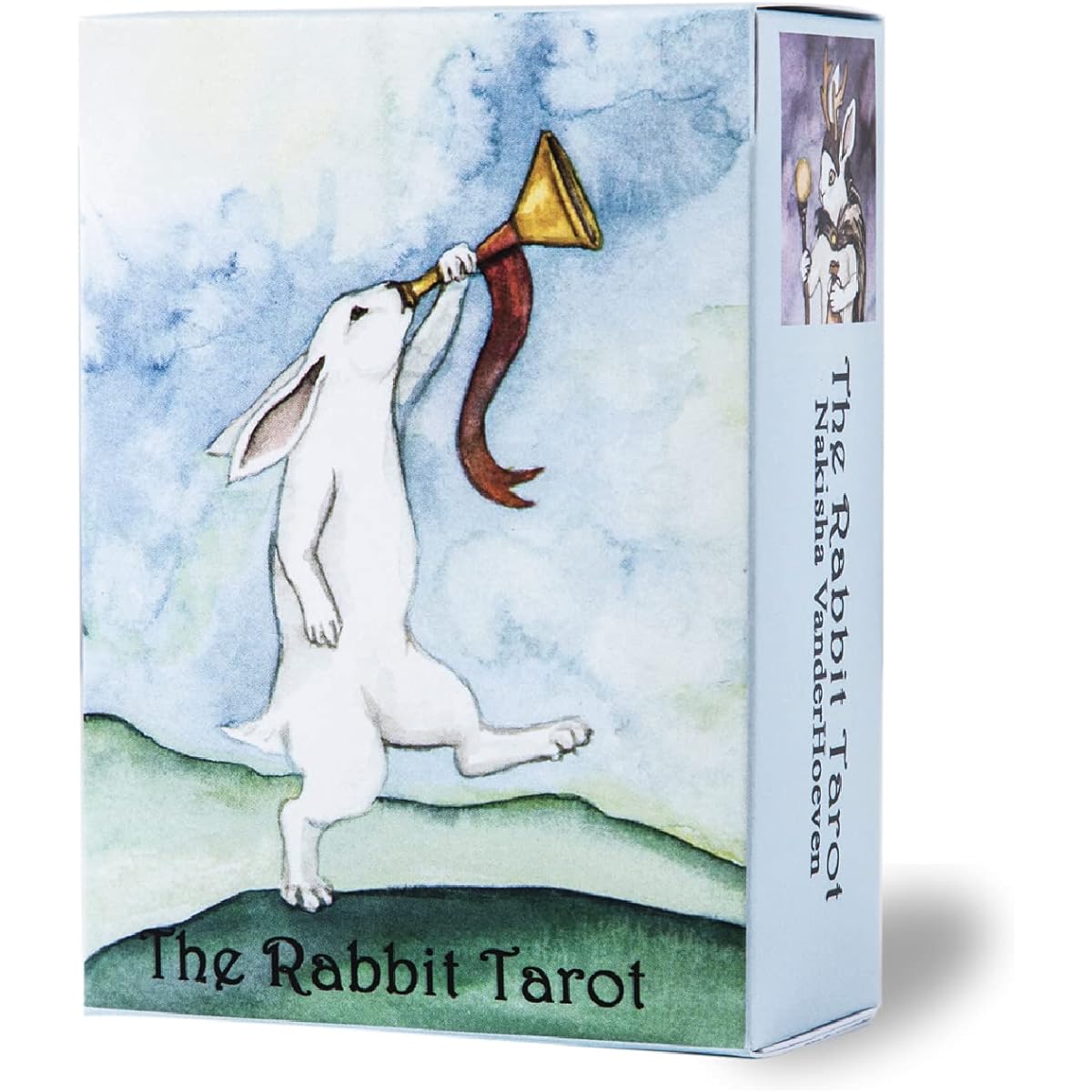 [Cute rabbits running around] The Rabbit Tarot with Japanese explanation book