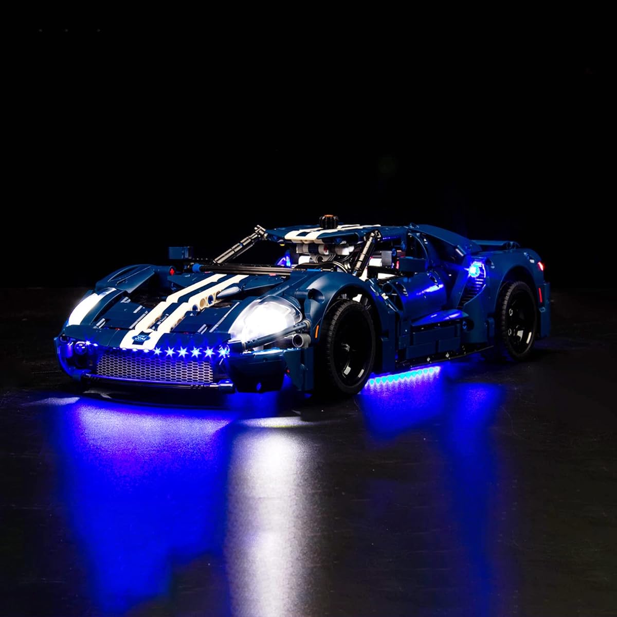 VONADO LED Light Kit for Lego 2022 Ford GT 42154 DIY Technic Ford GT Light Kit Compatible with Lego Car for Adults 42154 (No Lego Model) Creative Car Lighting Gifts for Ford Fans