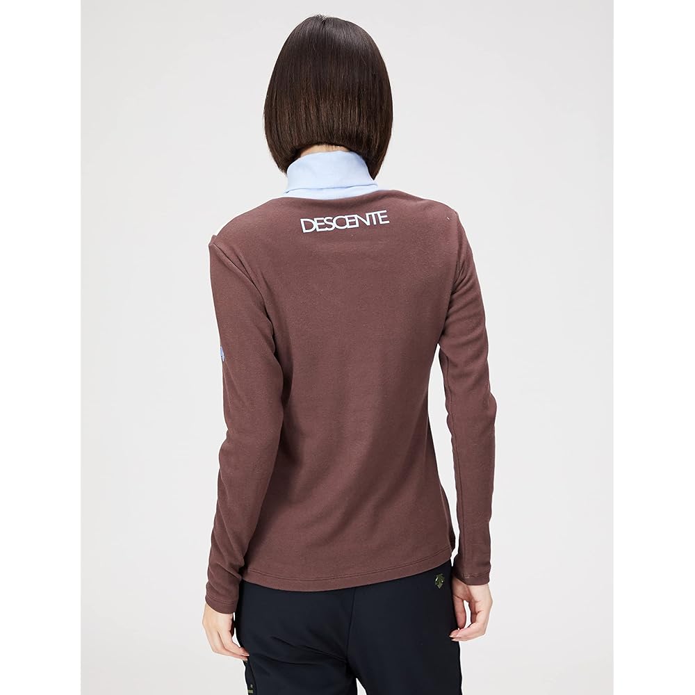 [DESCENTE] 2022 Autumn/Winter Model Golf Long Sleeve Shirt Turtleneck Stretch Moisture Absorption Heat Generating UV Care UPF50+ Women's