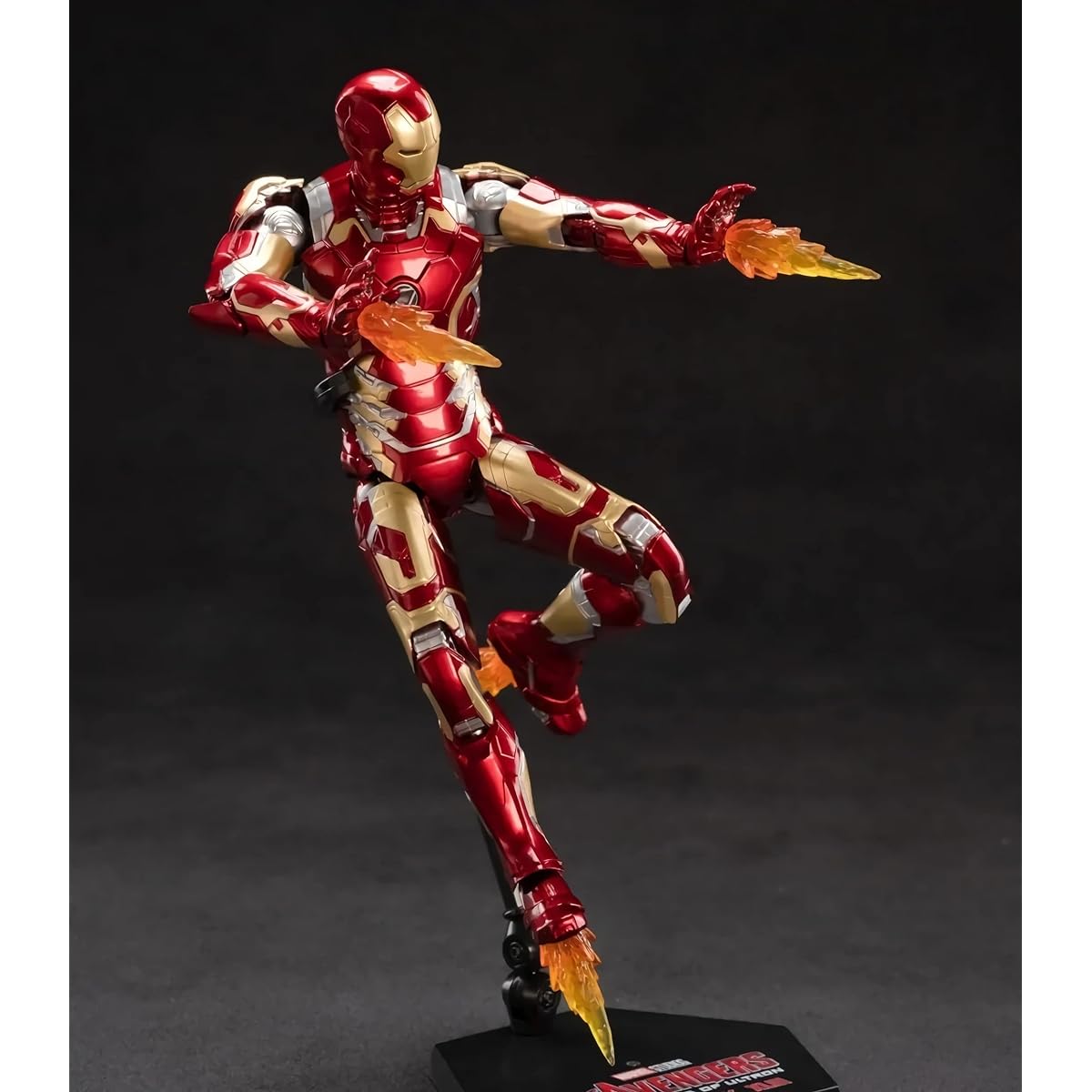 Ovonni Iron Man Mark 43 Model Exquisite Painting Fully Articulated 7" Collectible Action Figure