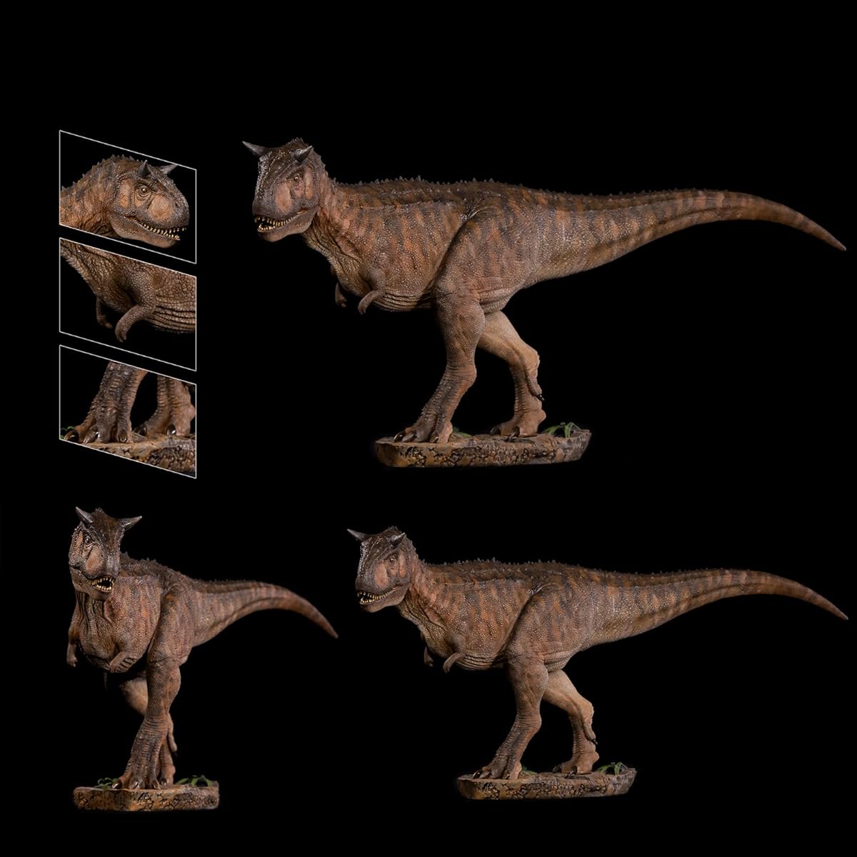 Nanmu Studio Carnotaurus Ranger 2.0 Abelisalidae Dinosaur Figure Carnotaurus Model Realistic Prehistoric Animal PVC Collectible Toy Decorative Gift for Adults 172138 (Primary)