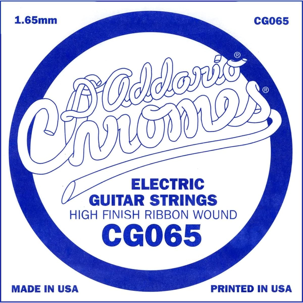 D'Addario Electric Guitar Rose Strings Flat Wound .065 CG065 Set of 10 [Domestic Genuine Product]