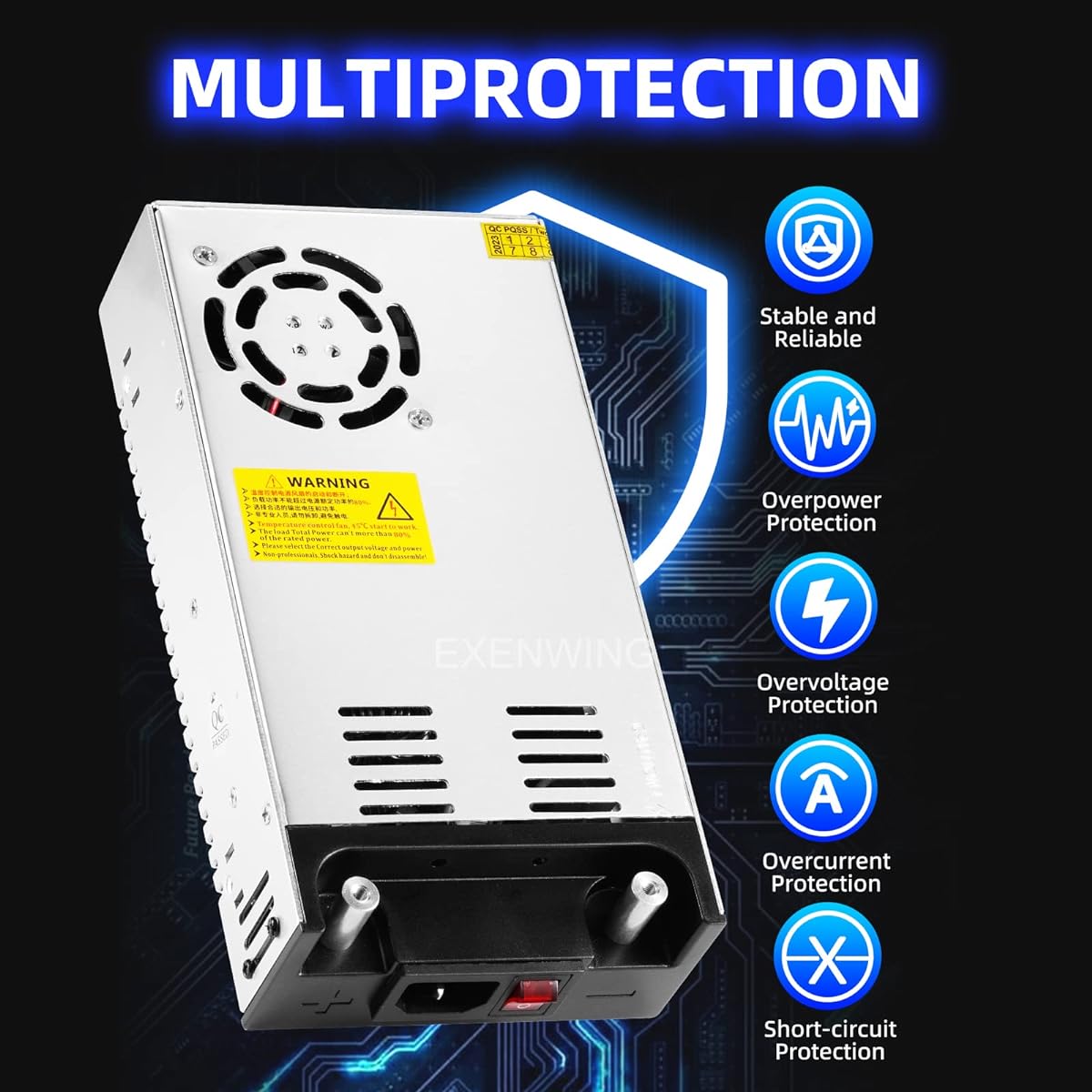 DIY 24V 25A 600W Switching Power Supply 110V AC to 24V DC Converter Adapter Transformer PSU 24 Volt Motor Pump for CCTV Security Camera 3D Printer
