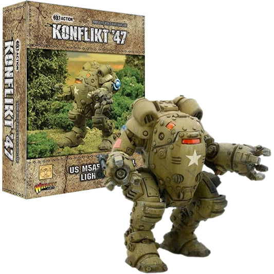 Warlord Games presents Bolt Action Konflikt '47 US M5A5/6 Jackal Light Walker 28mm Conflict '47 WWII Tabletop Miniature Model Miniature Wargaming