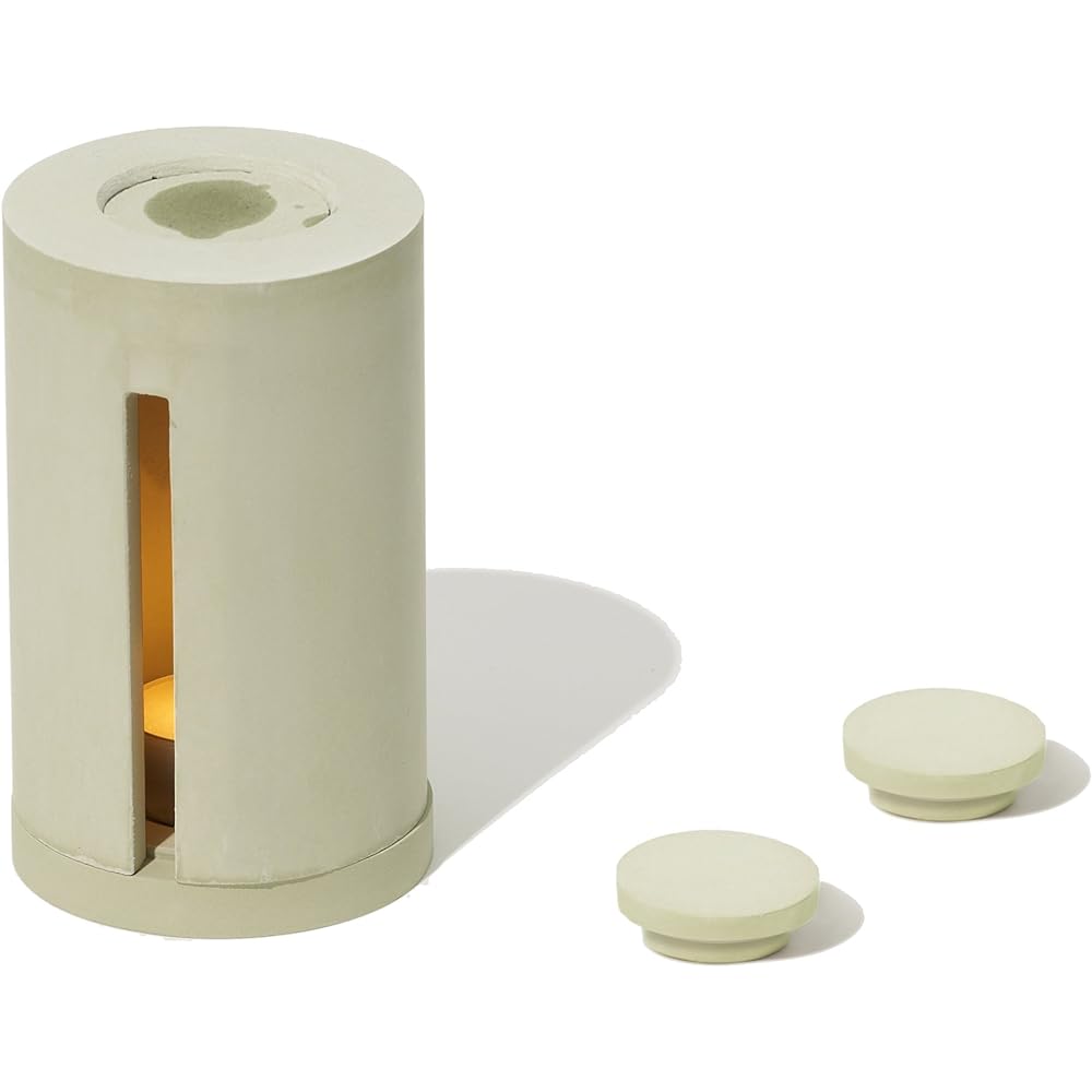 soil diatomaceous earth aroma pot white
