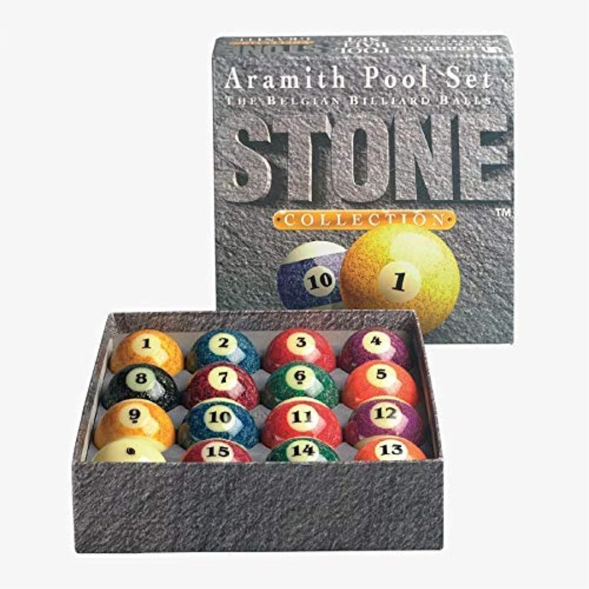 Aramith Stone Collection Pool and Billiard Ball Set