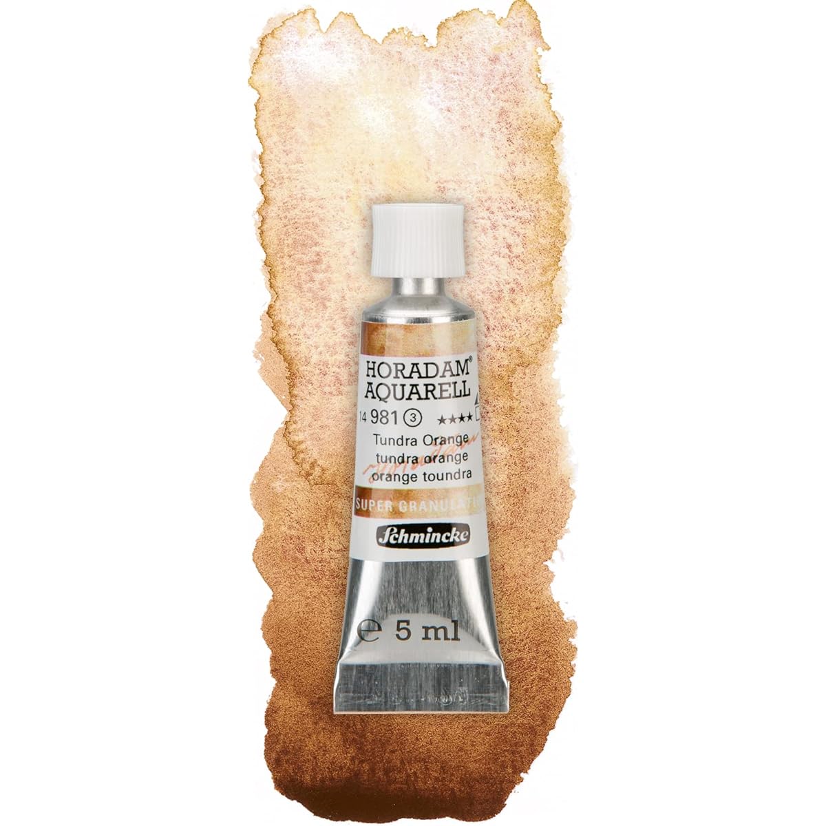 Schmincke Horadam® Aquarell, Super Granulation Trio Tundra, 5 ml Tubes, 74 618 097, Cardboard Set, Very Strong Granulating colors, Finest, Super Granulating Watercolors