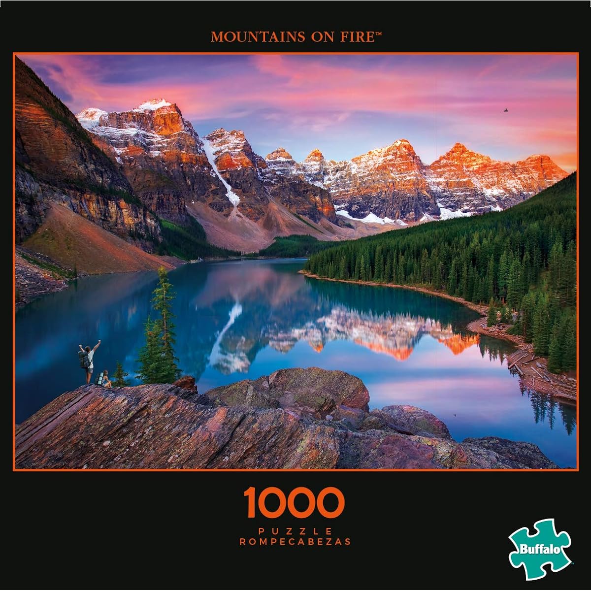 Buffalo Games - Fire on the Mountain - 1000 Piece Jigsaw Puzzle, Multicolor, 26.75"L x 19.75"W