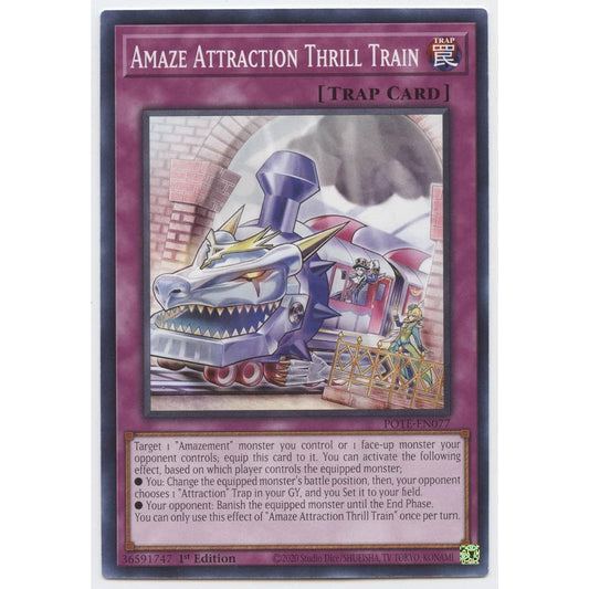 Amaze Attractions Thrill Train - POTE-EN077 - Common - 1st Edition