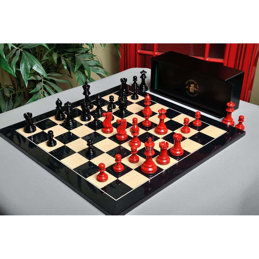 The Grandmaster Regal Series Chess Set, Box, & Board Combination