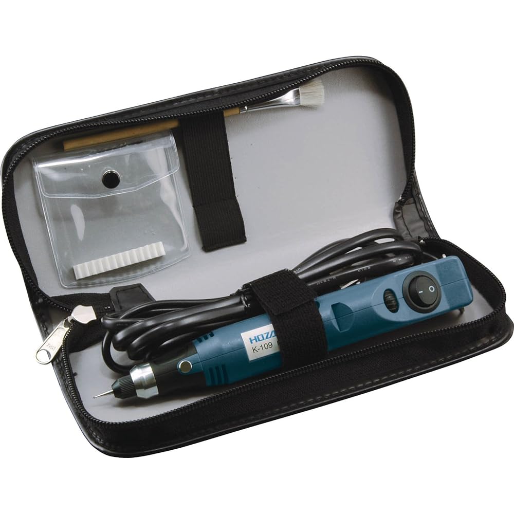 HOZAN K-109 Mini Router with Dedicated Case, Maximum Rotation Speed 16500rpm, Speed Control Included