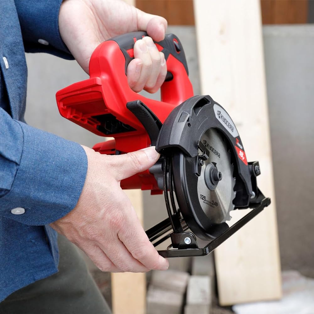 Kyocera Old Ryobi Rechargeable Circular Saw Body Only 125mm BW-1800 600101B