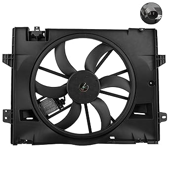 BOXI 621-353 Radiator Cooling Fan Assembly Replacement Part for 2005-2011 Lincoln Town Car / 2006-2011 Ford Crown Victoria / 2006-2011 Mercury Grand Marquis (Only fits 4.6L V8) 6W1Z8C607A 621380CU