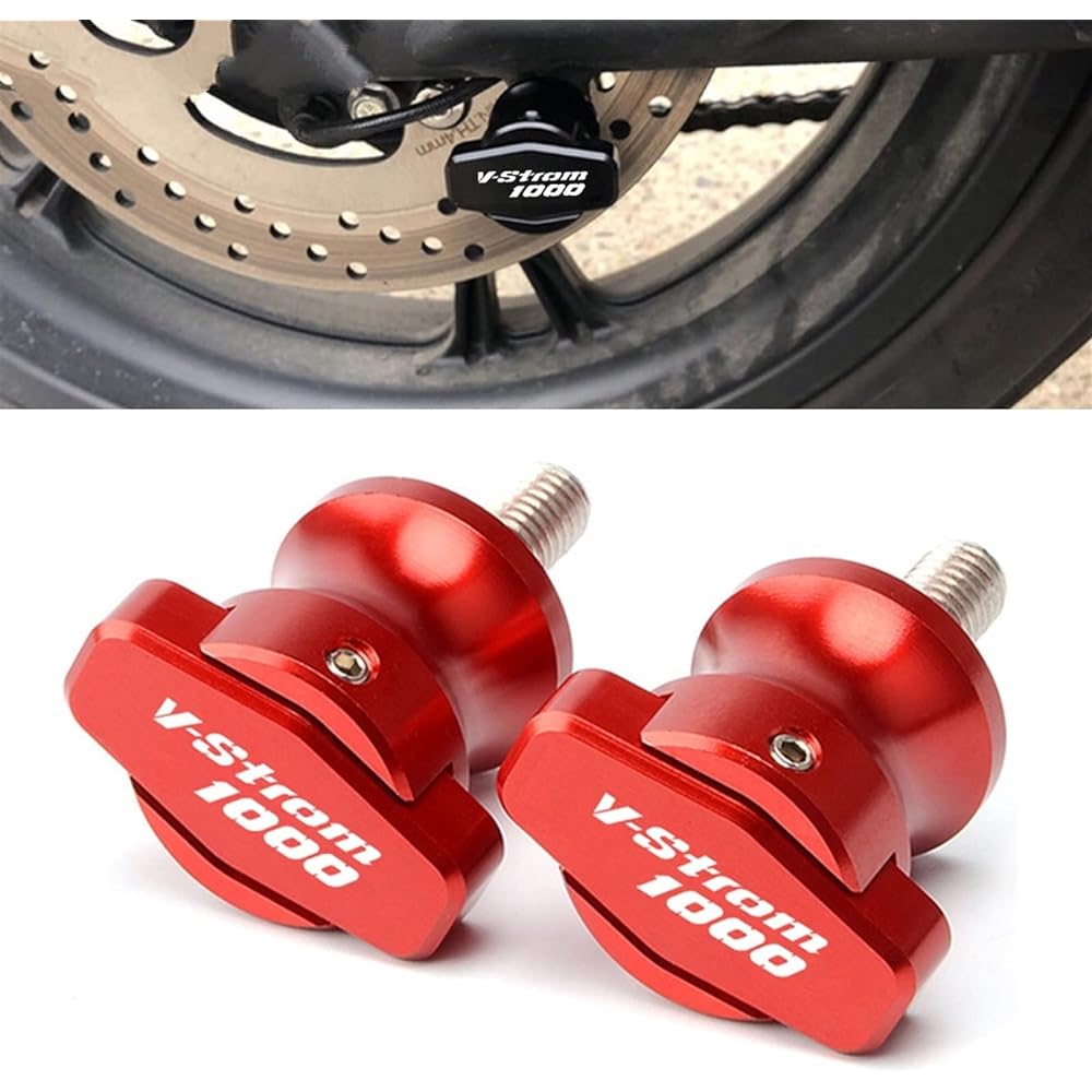 DEMUR Motorcycle Swingarm Spool Slider 8mm Stand Screw Protector Fit Suzuki V-Strom 1000 V-Strom1000 DL1000 V Strom Swingarm Slider Spool for All Years (Size : Green)