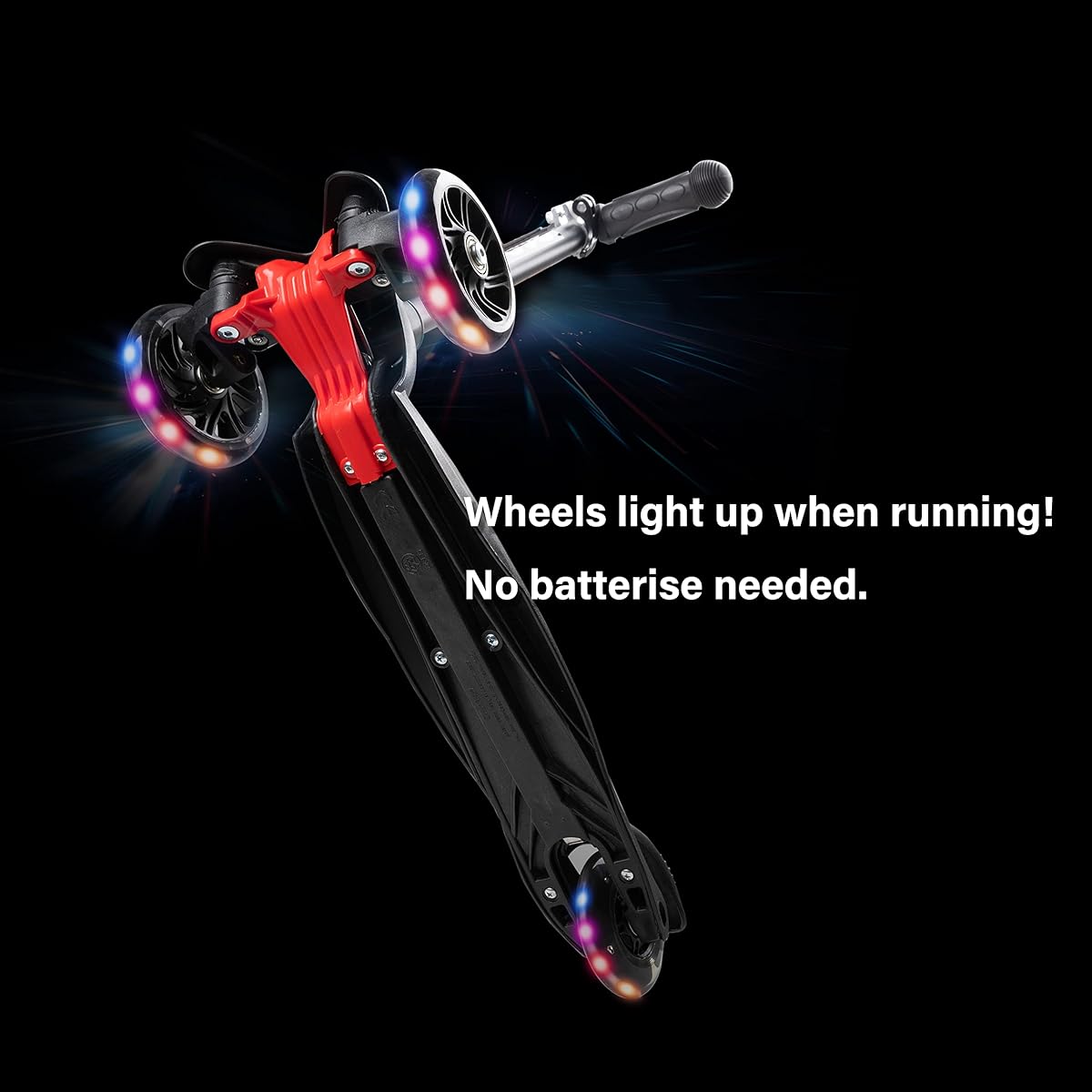 Scooters for Kids - Toddler Scooter 3-5 Height Adjustable - Toddler Training Three Wheel Kids Toy Perfect for Little Boys & Girls - Three Wheel Scooter for Kids with Light Up LED Wheels