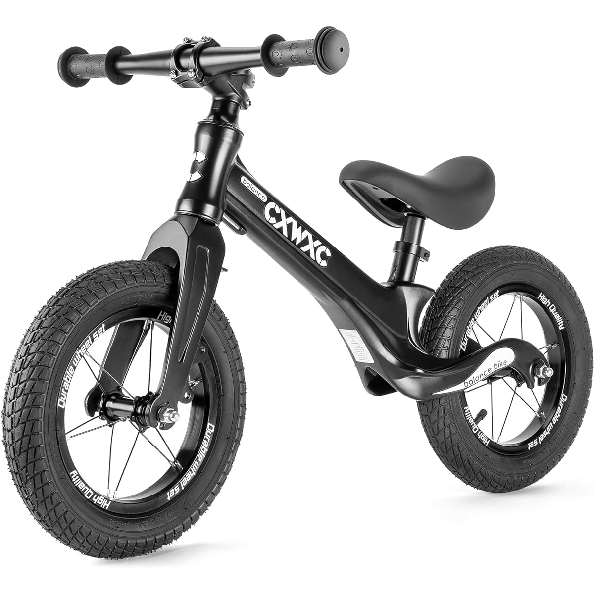 CXWXC Kick Bike for 2-5 Years Old, 12 Inch, Kids Bike, Children's Sports, Pedal-Free Bicycle, Brake-Free, Birthday Gift (CX-525)
