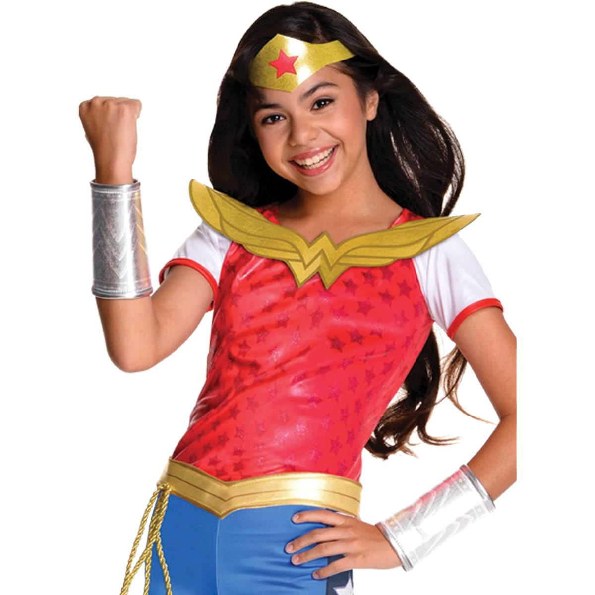 Rubie's DC Superhero Girls Deluxe Wonder Woman Costume for Kids, Large, Multicolor, 620716L