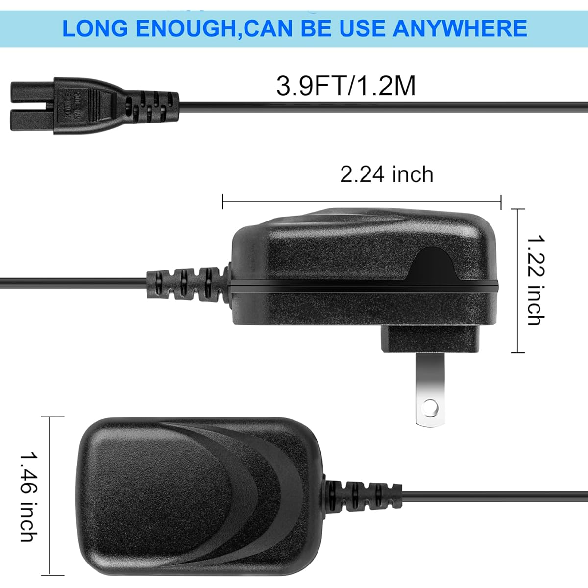 Intex 28620 28620E 28620EP CL1704 12269 Cordless Automatic Robot Pool Vacuum Cleaner Power Cord AC/DC Adapter