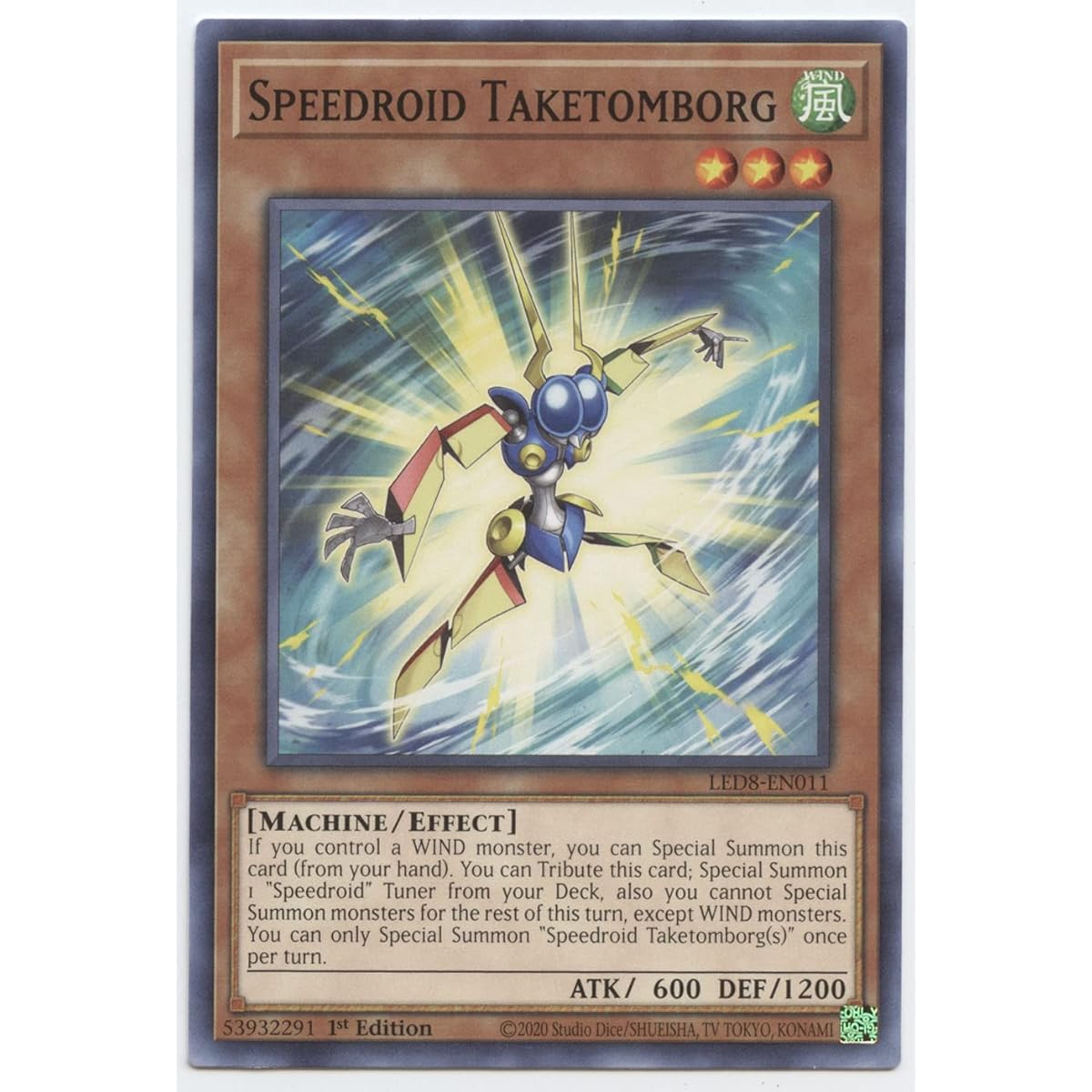 Speedroid Taketomborg - LED8-EN011 - Common - 1st Edition.