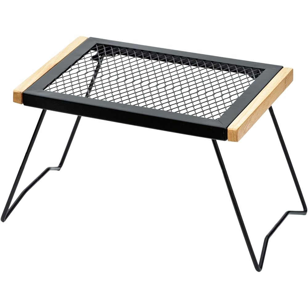 BUNDOK IR Table BD-164 Mesh Bonfire Folding Compact