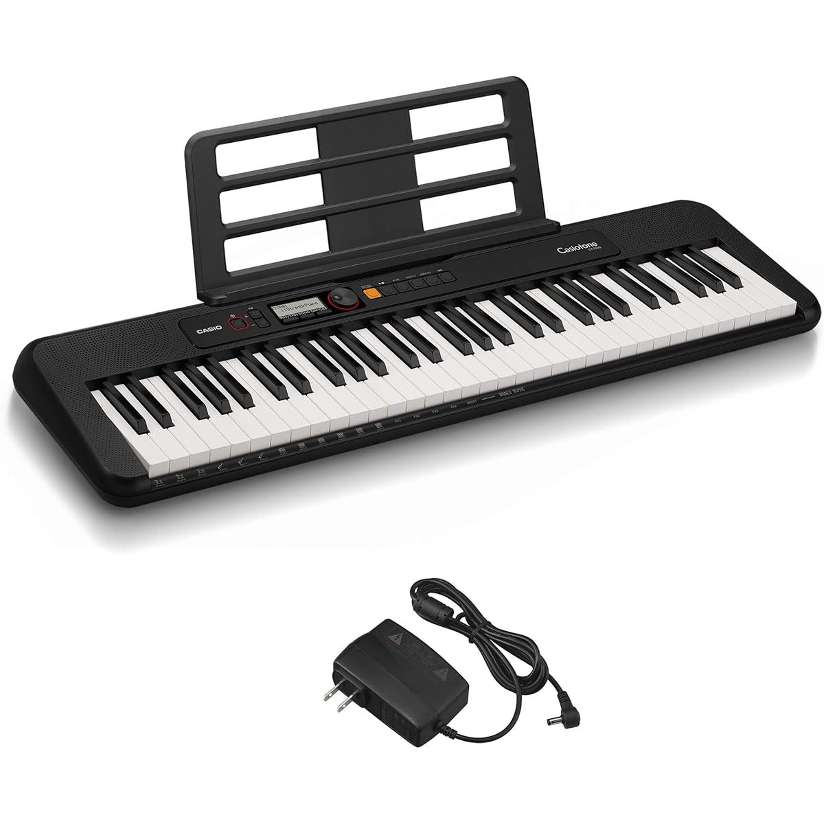 Casio Electronic Keyboard Casiotone CT-S200BK (Black) 61 Keys Lightweight & Compact Easy to Carry and POP Design Dance Music Mode