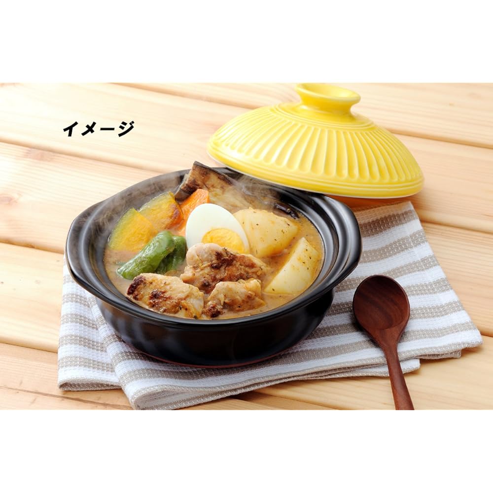 Ginpo Pottery Banko Ware Ginpo Kikuka Earthen Pot No. 9 For 3-4 People Oribe Glaze 97091
