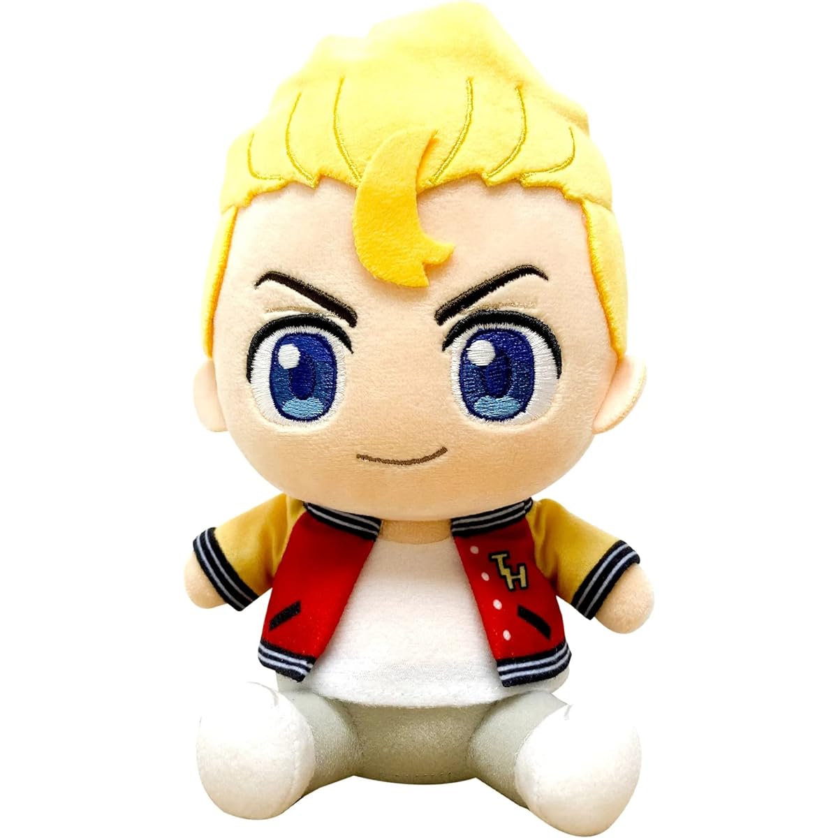 Great Eastern Entertainment Tokyo Revengers Takemichi Hanagaki Sitting Pose Plush Toy 7" Tall