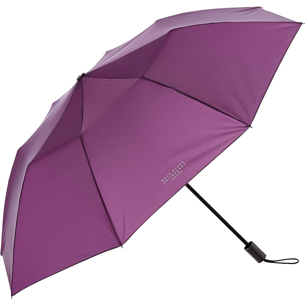 [Macintosh Philosophy] Plain Barbrella Umbrella Easy Folding Folding Umbrella Lightweight Gift Men Women 10683-01