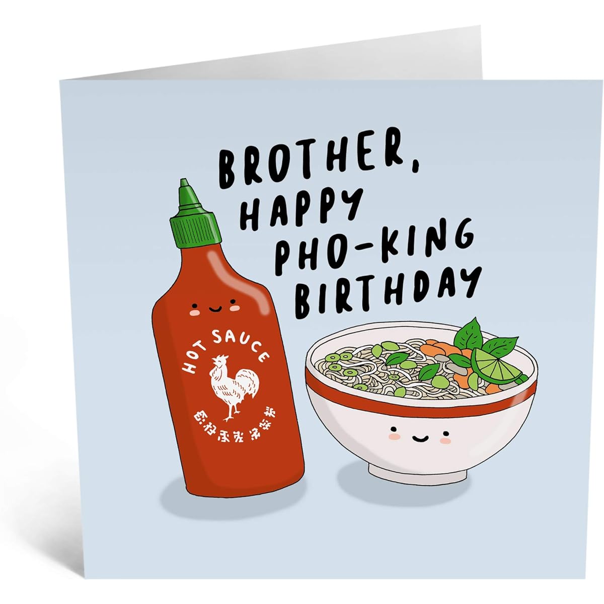 Central 23 - Funny Birthday Cards for Brother - "Happy Fokking Birthday, Brother" - Fun Brother Birthday Cards - Ideal Birthday Card for Him - Includes Fun Stickers