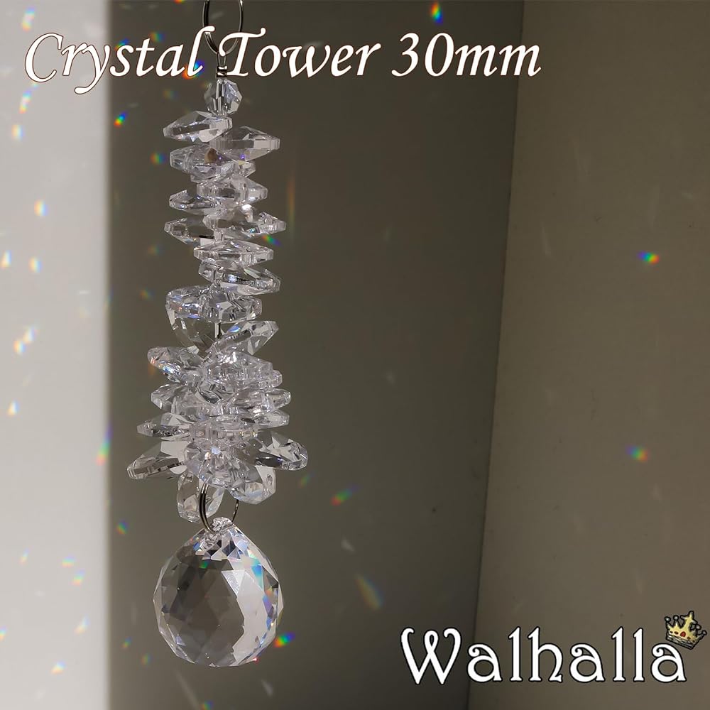 [Manufactured by Asfour] Crystal Tower 30mm Suncatcher Asfour Crystal