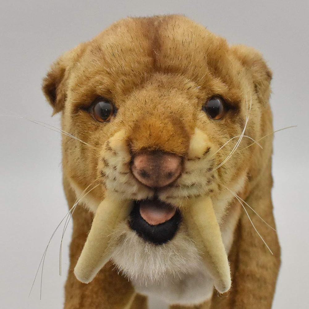 HANSA Animal Stuffed Toy Sabertooth No.4885