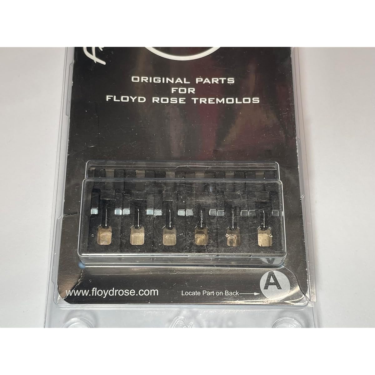 FLOYD ROSE BRIDGE SADDLES BLACK Floyd Rose Original Saddle Set Black [Parallel Import]