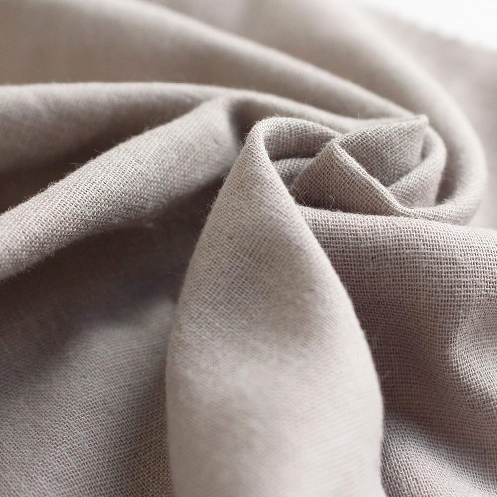 Nippon Chuko Double Gauze Plain W Gauze Fabric Black Width approx. 110cm x 5m Cut KF850WG-18-5M Fabric Plain Fabric Double Gauze