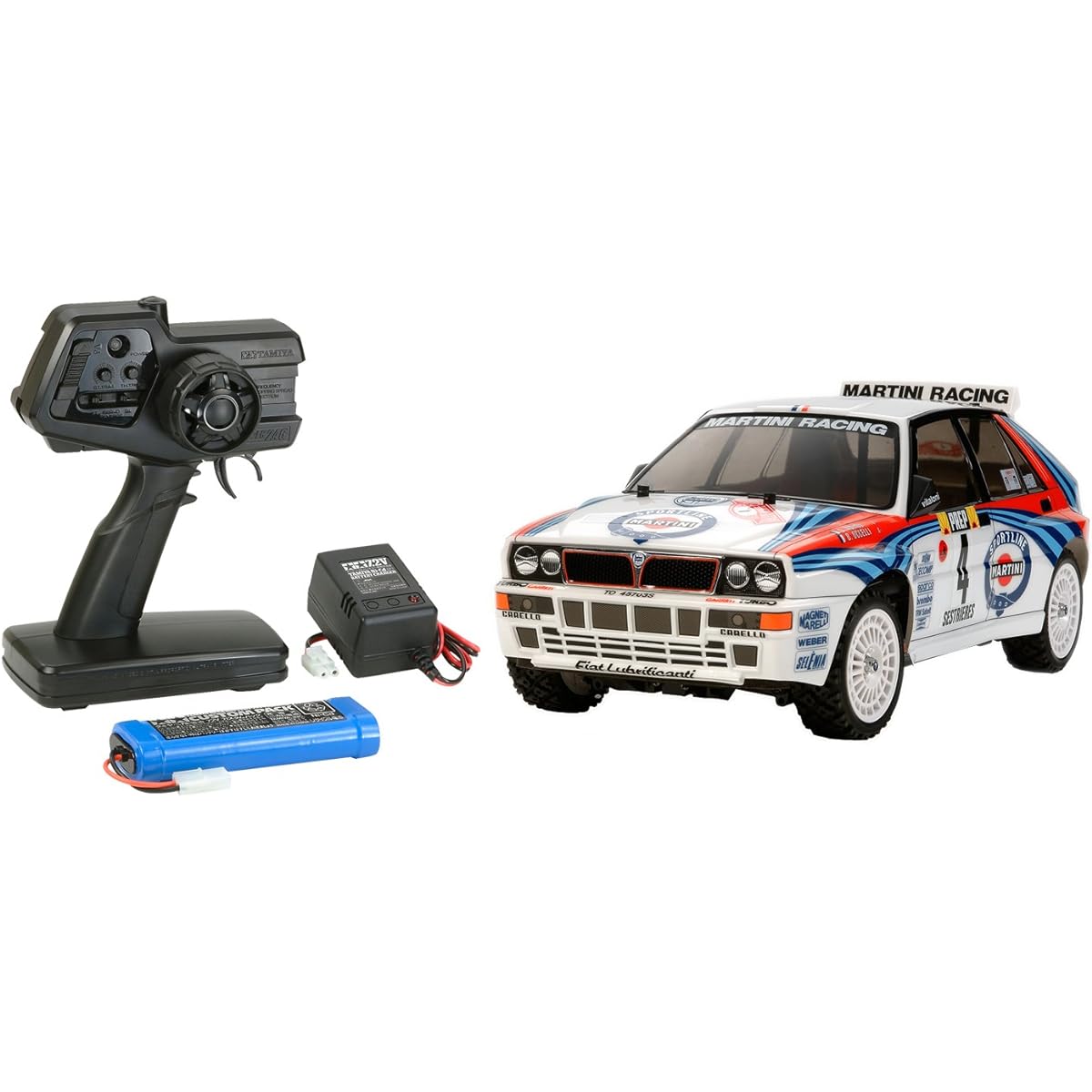 Tamiya 1/10 XB Series No.158 XB Lancia Delta Integrale (TT-02 chassis) Pre-painted finished product with 2.4GHz radio control 57858