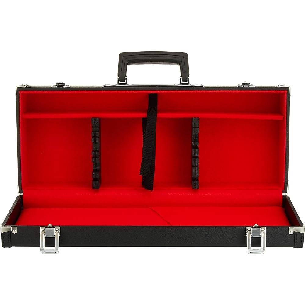 Endo Shoji Commercial Knife Case for Cooks, 6 Pcs (Black), PVC Plywood, Made in Japan AHU8001