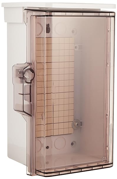 Nitto Kogyo Plastic Box Transparent Door with Roof, General-purpose Type OP18-35CA [*Images and colors are for illustrative purposes only. ]