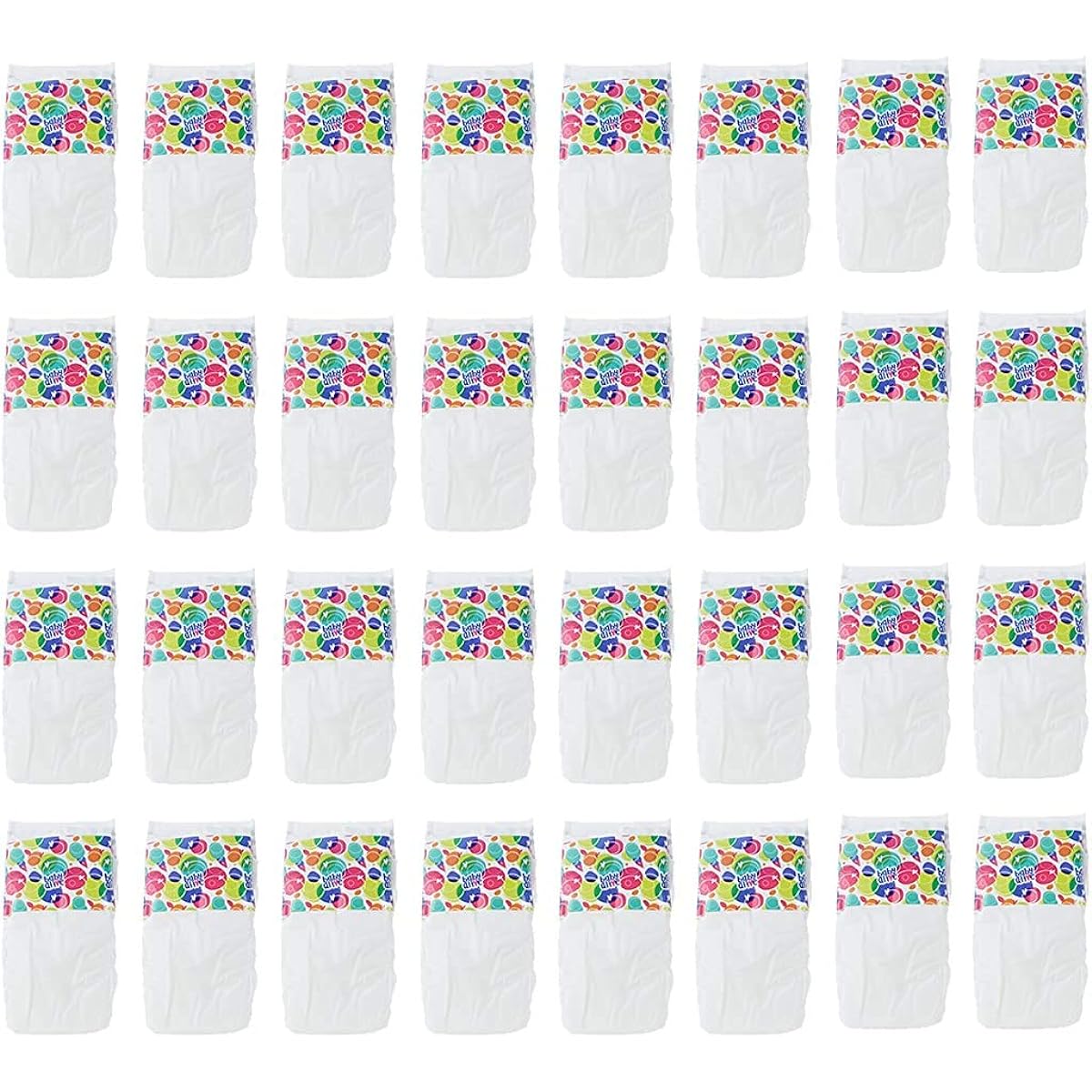 Baby Alive Nappies Refill Pack, For Baby Alive Baby Dolls, 32 Nappies, Ages 3 and up