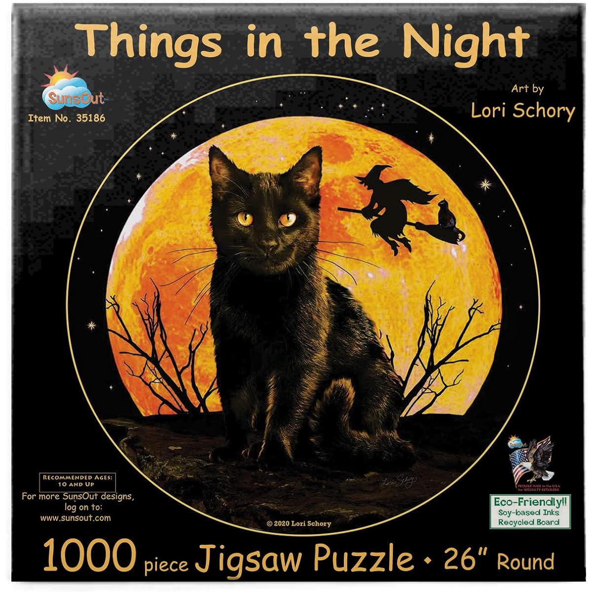 SUNSOUT INC Things in The Night Jigsaw Puzzle 1000 Pieces