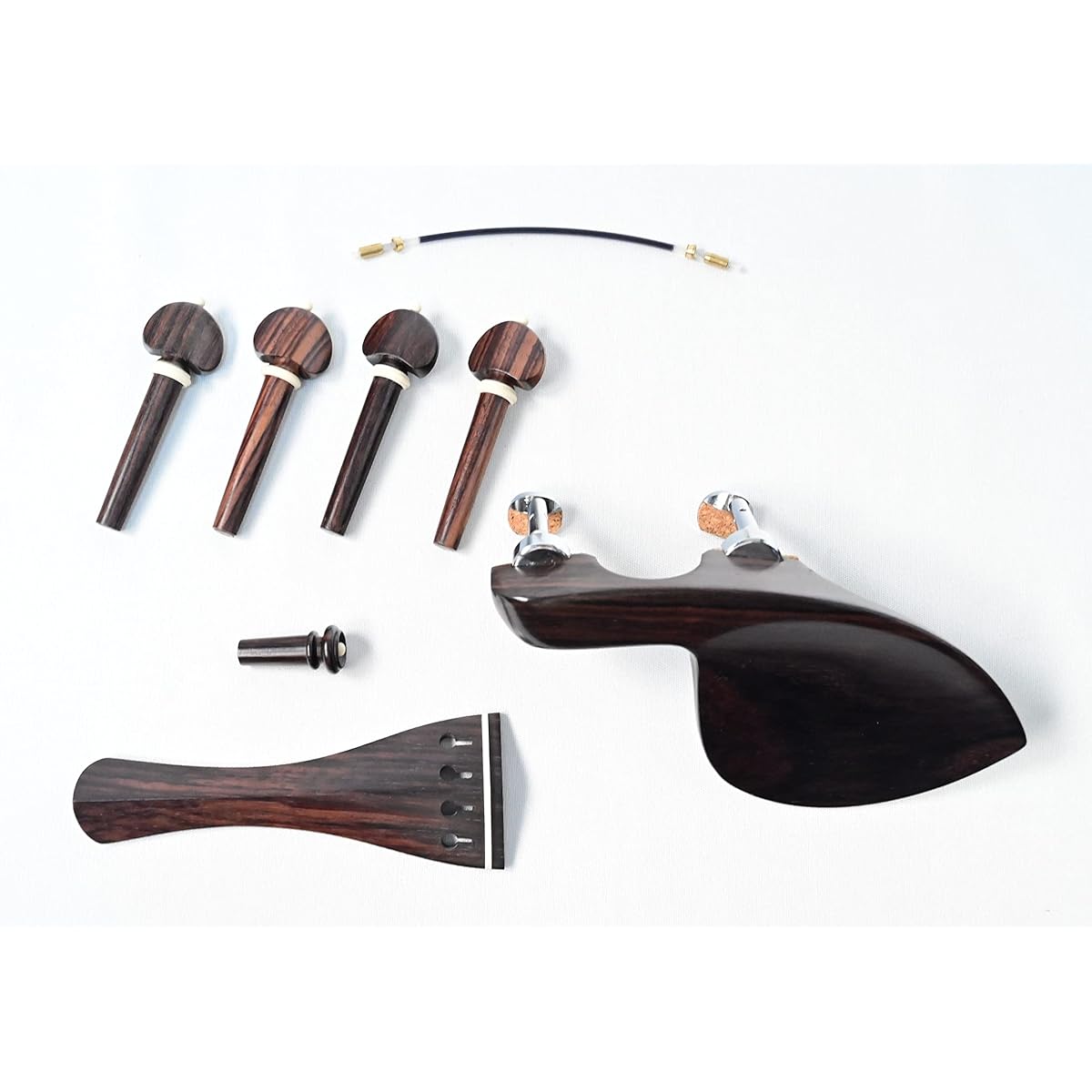 ARTIGIANO&VIOLIN Violin Fitting Rosewood (Hill Style, Normal Tailpiece)