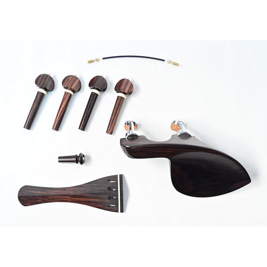 ARTIGIANO&VIOLIN Violin Fitting Rosewood (Hill Style, Normal Tailpiece)