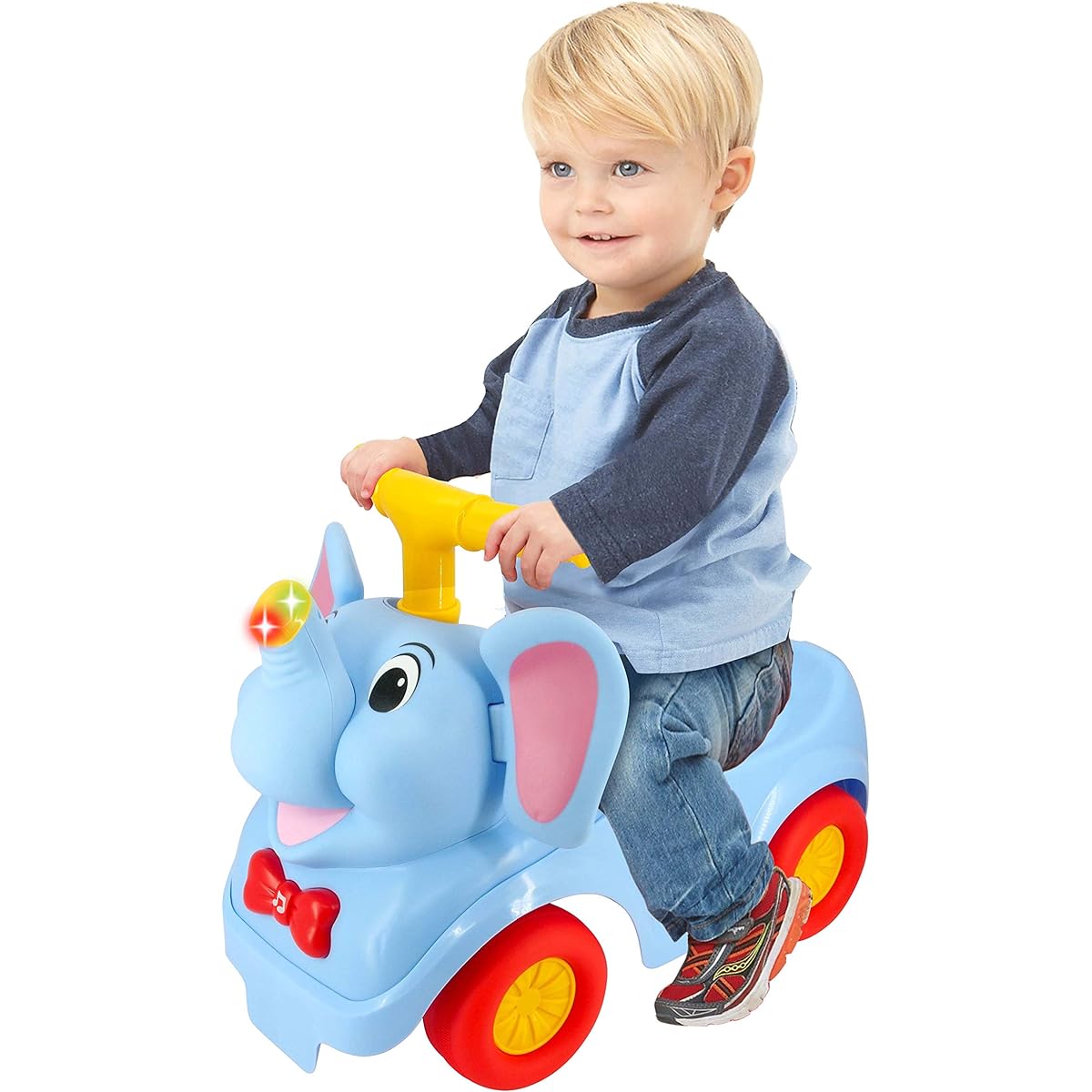 Kiddieland Lights 'N' Sounds Elephant Rider Multi