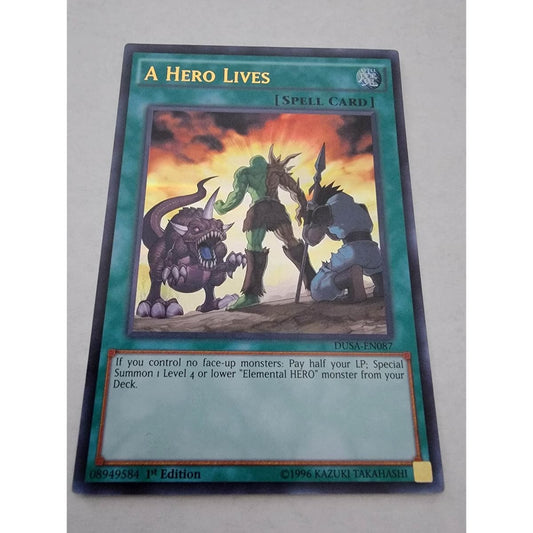 A Hero Lives - DUSA-EN087 - Duelist Saga - Ultra Rare - 1st Edition