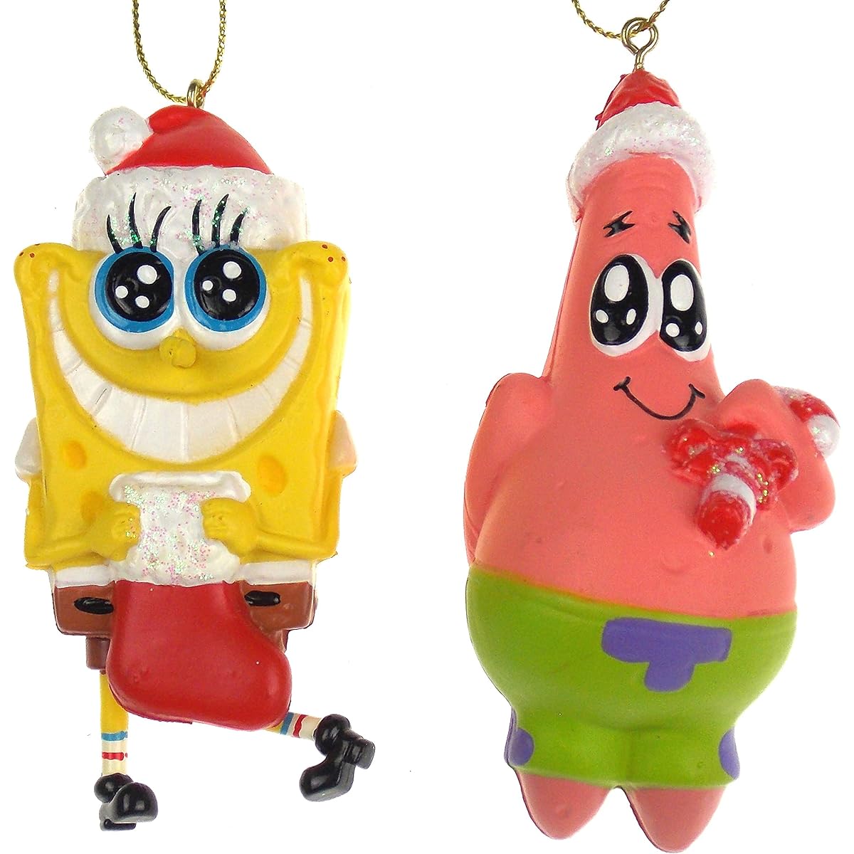 SpongeBob SquarePants Ornament Set - Patrick & SpongeBob